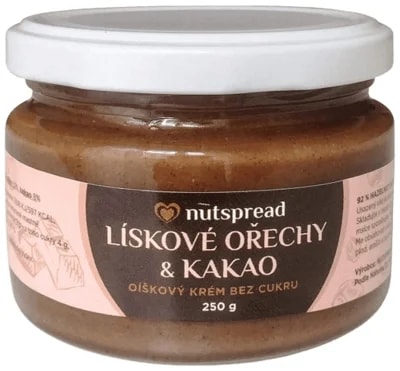 Nutspread Lískooříškový krém s kakaem