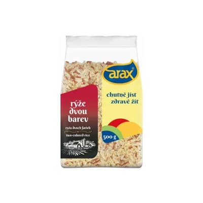 Arax Rýže parboiled dlouhozrnná s červenou rýží