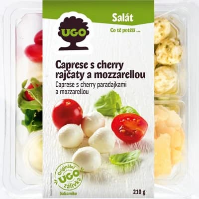 UGO Salát Caprese s cherry rajčaty a mozzarellou