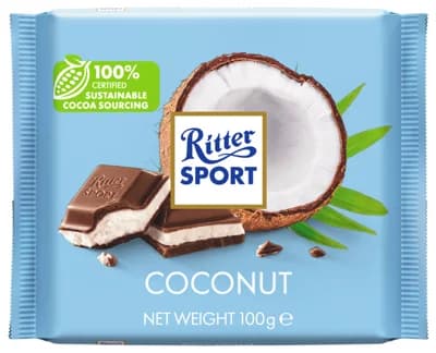 Ritter Sport Kokosová čokoláda