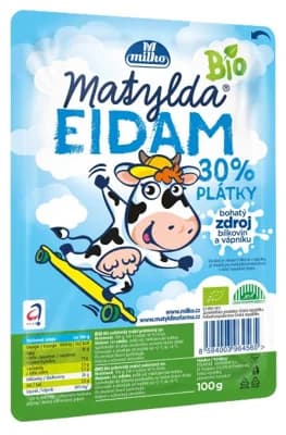 Matylda BIO Sýr eidam 30% plátky