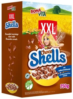 Bonavita Choco shells čokoládové mušličky XXL