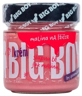 BIG BOY® Malina na lžičce - Mandlovo - kokosový krém s malinami by @kamilasikl