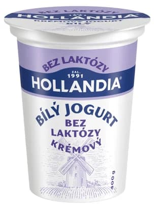 Hollandia Krémový jogurt bílý 0,01% laktózy
