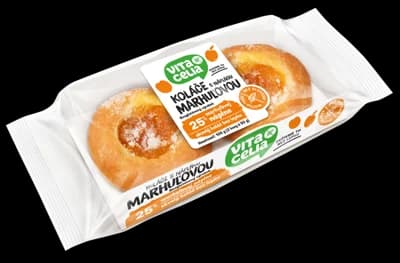 Vitacelia Koláče bezlepkové s náplní meruňkovou 2x50g