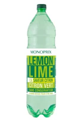 Monoprix Sycený nápoj s příchutí citronu a limetky