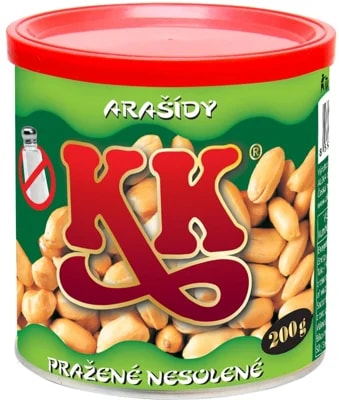 K&K Arašídy pražené nesolené