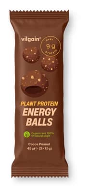Vilgain Plant Protein Energy Balls BIO kakao 3x15g