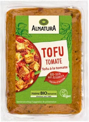 Alnatura BIO Tofu s rajčaty a bazalkou