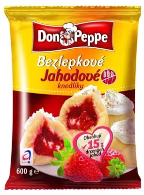 Don Peppe Bezlepkové jahodové knedlíky