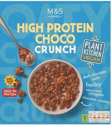 Marks & Spencer Ovesné hrudky se sójovým proteinem, pšenicí, ječmenem a hořkou čokoládou