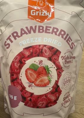 Strawberries freeze dried Grizly