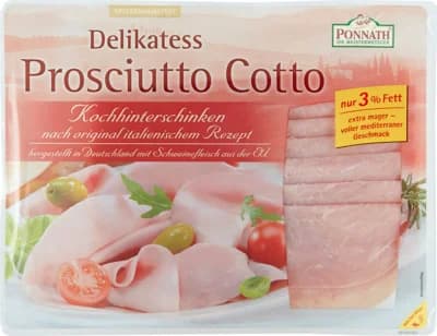 Ponnath Prosciutto Cotto nejvyšší jakosti (94% masa)