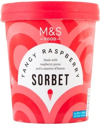 Marks & Spencer Malinový sorbet