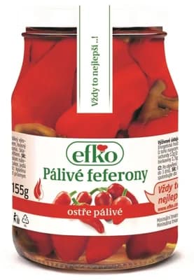 Efko Pálivé feferony (ostře pálivé)