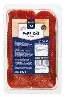 Metro Chef Paprikáš plátky