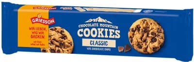 Griesson Cookies Classic s hořkou a mléčnou čokoládou