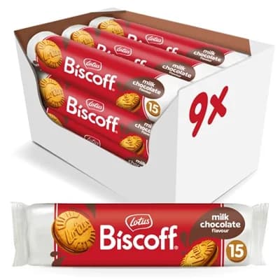 Lotus Biscoff s mléčnou čokoládou 9 x