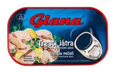 Giana Tresčí játra v oleji