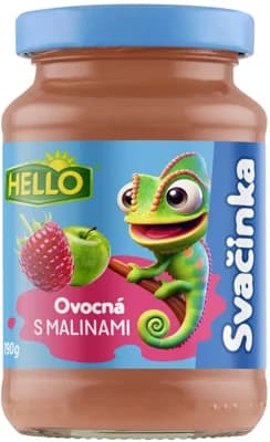 Hello Ovocná svačinka s malinami a vitaminem C