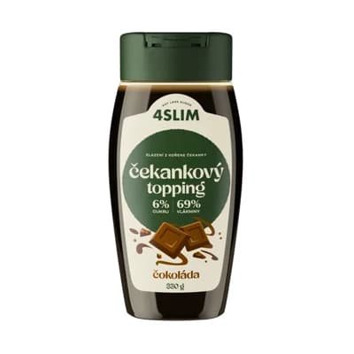 4Slim Čekankový topping příchuť čokoláda