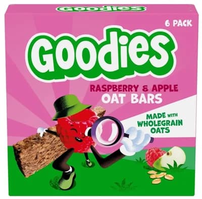 Goodies Ovesné tyčinky malina a jablko (6x 23 g)