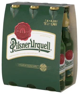 Pilsner Urquell 6×0,33 l sklo