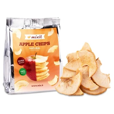 Mixit Jablkové chipsy - Natural do kapsy