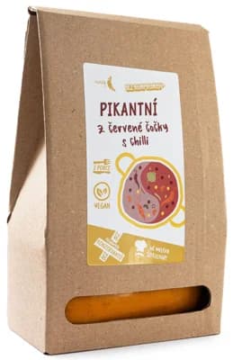 Rohlik.cz Pikantní polévka z červené čočky s chilli (vegan)