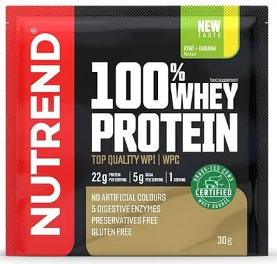 Nutrend 100% Whey Protein - bílá čokoláda/kokos
