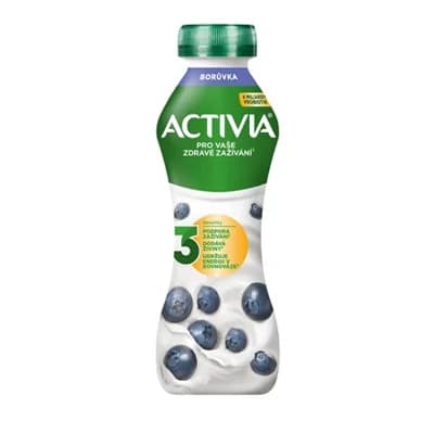 Danone Activia Nápoj probiotický borůvka chlaz. 8 x
