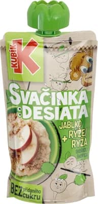 Kubík Svačinka jablko, skořice + rýže