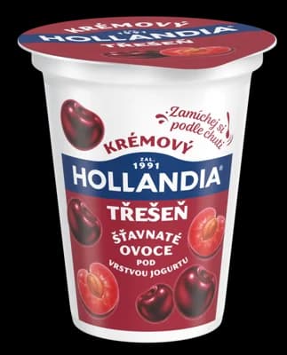 Hollandia Krémový jogurt třešeň