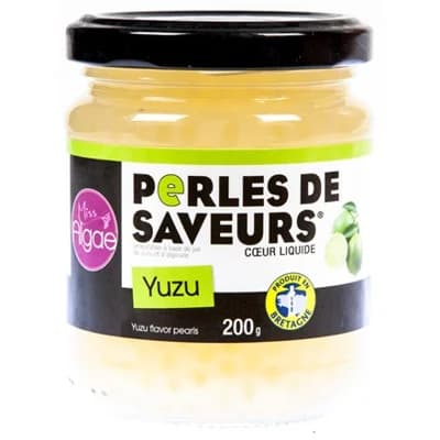 Perly Oceánu Řasy s příchutí japonského citronu Yuzu chlaz.