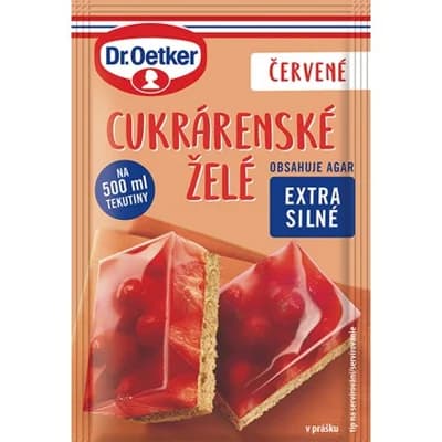 Dr. Oetker Cukrářské želé červené 36 x