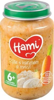 Hami Příkrm rýže s kuřetem a mrkví