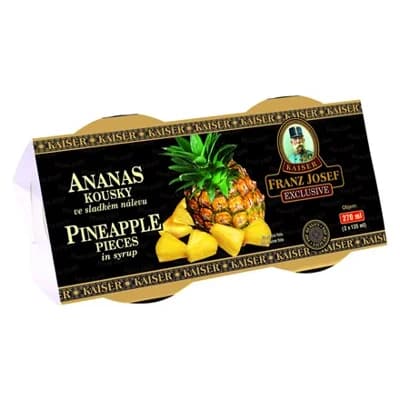 FRANZ JOSEF KAISER Ananas kousky 2 x