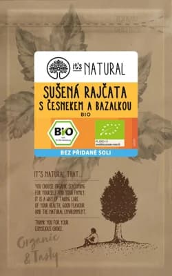 It´s Natural BIO Sušená rajčata s česnekem