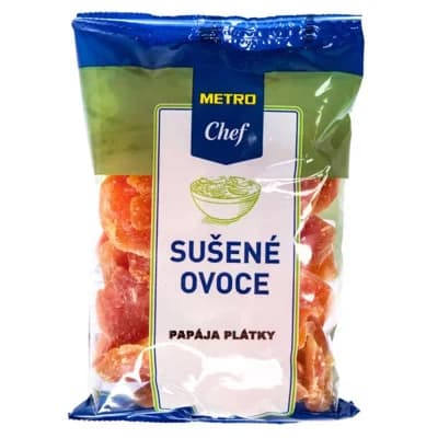 Metro Chef Papája sušená plátky, fólie