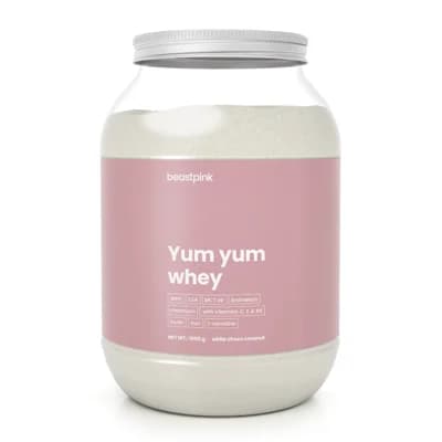 BeastPink Yum Yum Whey bílá čokoláda kokos
