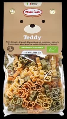 Dalla Costa Bio Teddy Méďa barevné těstoviny
