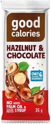 Good Calories Energetická tyčinka lískové oříšky a čokoláda