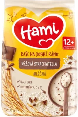 Hami Mléčná kaše rýžová straciatella