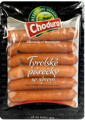 Chodura Tyrolské párečky se sýrem