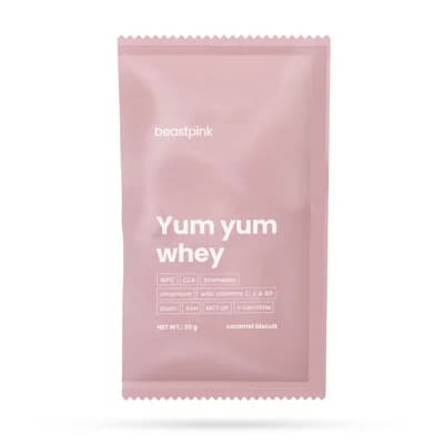 BeastPink Vzorek proteinu Yum Yum Whey karamelová sušenka