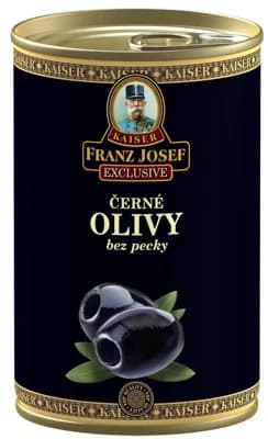 Franz Josef Kaiser Olivy černé bez pecky ve slaném nálevu