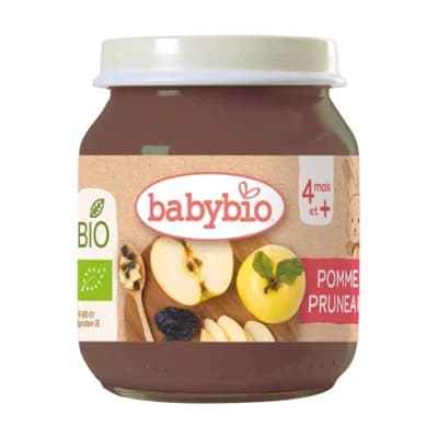 Babybio BIO Jablko a sušené švestky