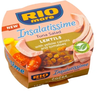 Rio Mare Insalatissime Tuňákový salát s čočkou