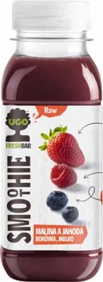 UGO RAW Smoothie malina, jahoda, borůvka a jablko
