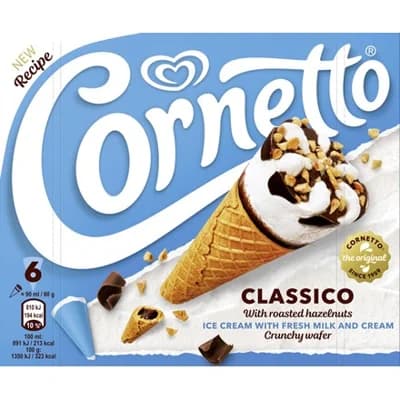 Cornetto Classico Multipack mraž. 6 x